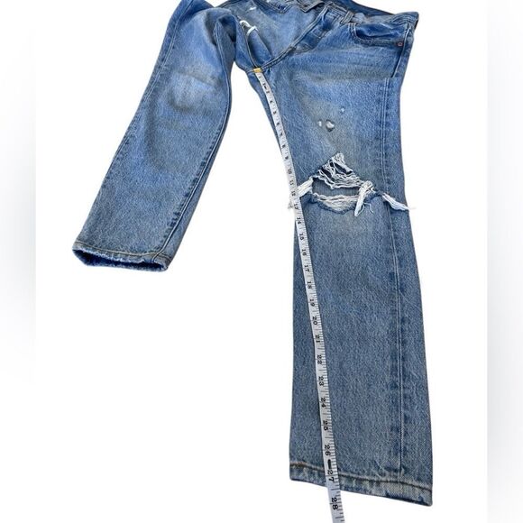 501 Levi’s skinny high waist distressed size W24 L28 - Picture 15 of 15